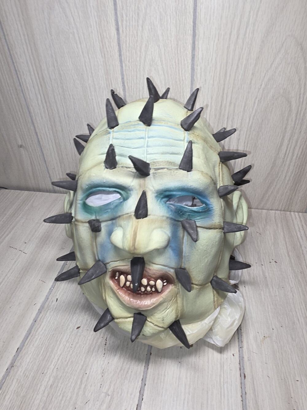 1990 Nail Head Pinhead Hellraiser Halloween Rubber Mask Rubies Trevor Dunn Rare